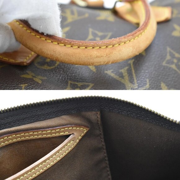 LOUIS VUITTON Speedy 40 Travel Hand Bag Monogram Leather Brown M41522 93EF762 - Picture 10 of 15